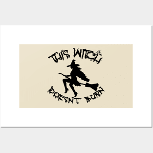 This witch doesn't burn Posters and Art